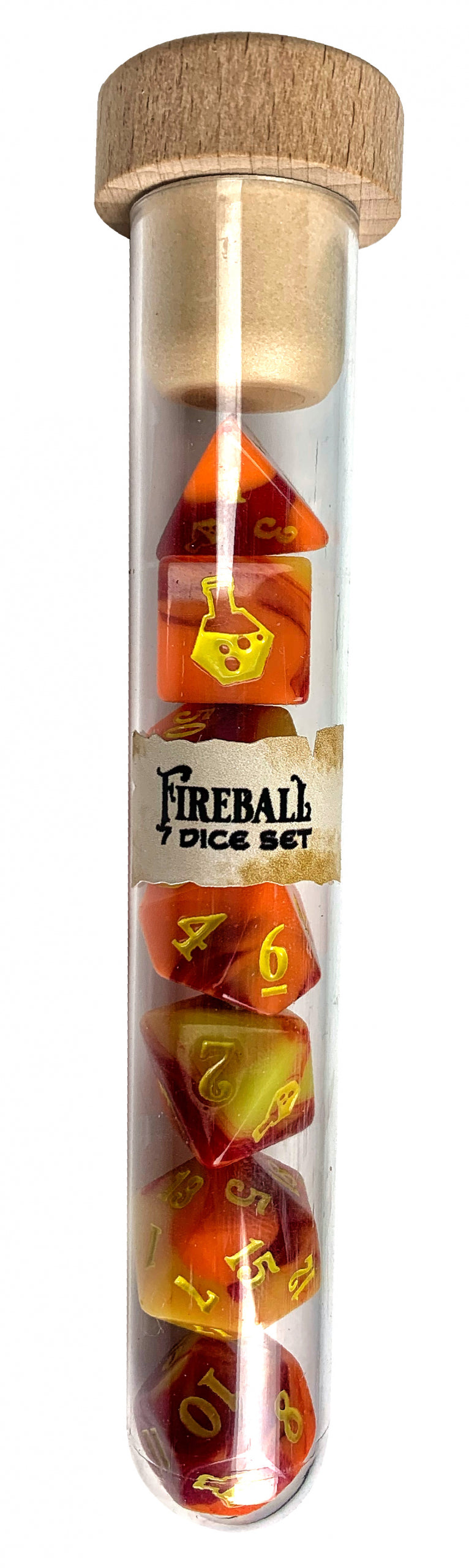 Poly Dice Potions Fireball Dice Set