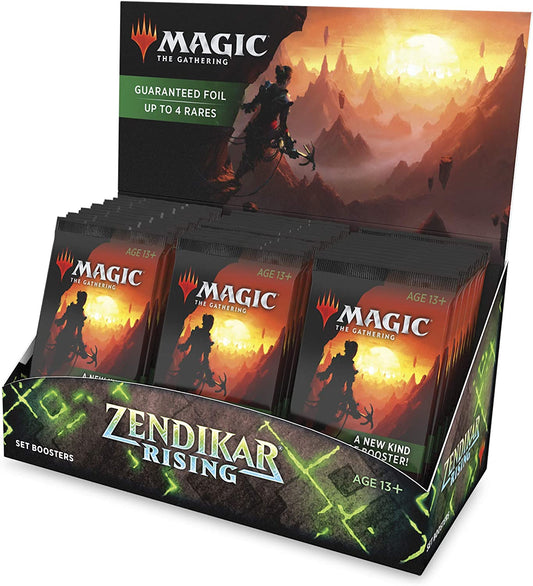 Magic: The Gathering Zendikar Rising Set Booster Box | 30 Packs (360 Cards) + 1 Box Topper | Foil in Every Pack