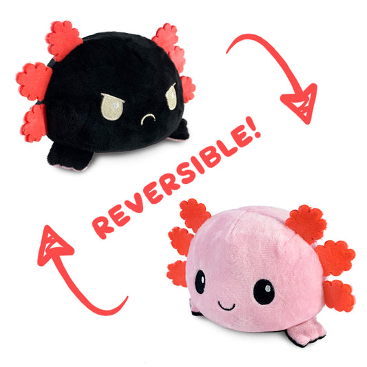 REVERSIBLE AXOLOTL PLUSHIE Pink/Black