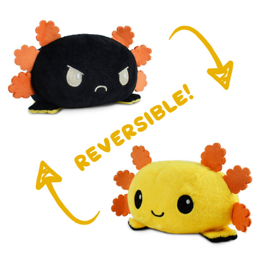 REVERSIBLE AXOLOTL PLUSHIE Yellow/black