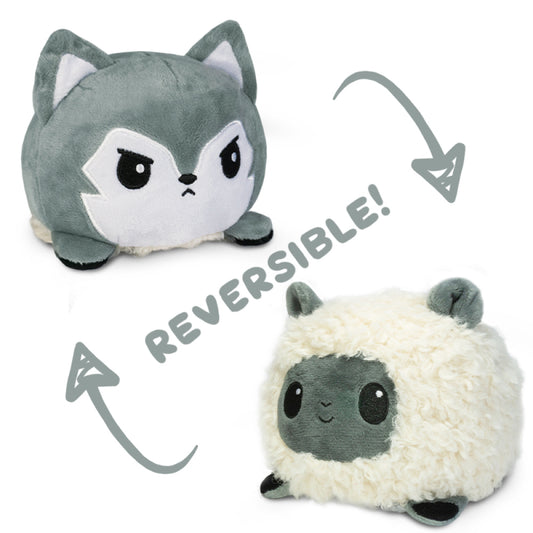 REVERSIBLE SHEEP & WOLF PLUSHIE